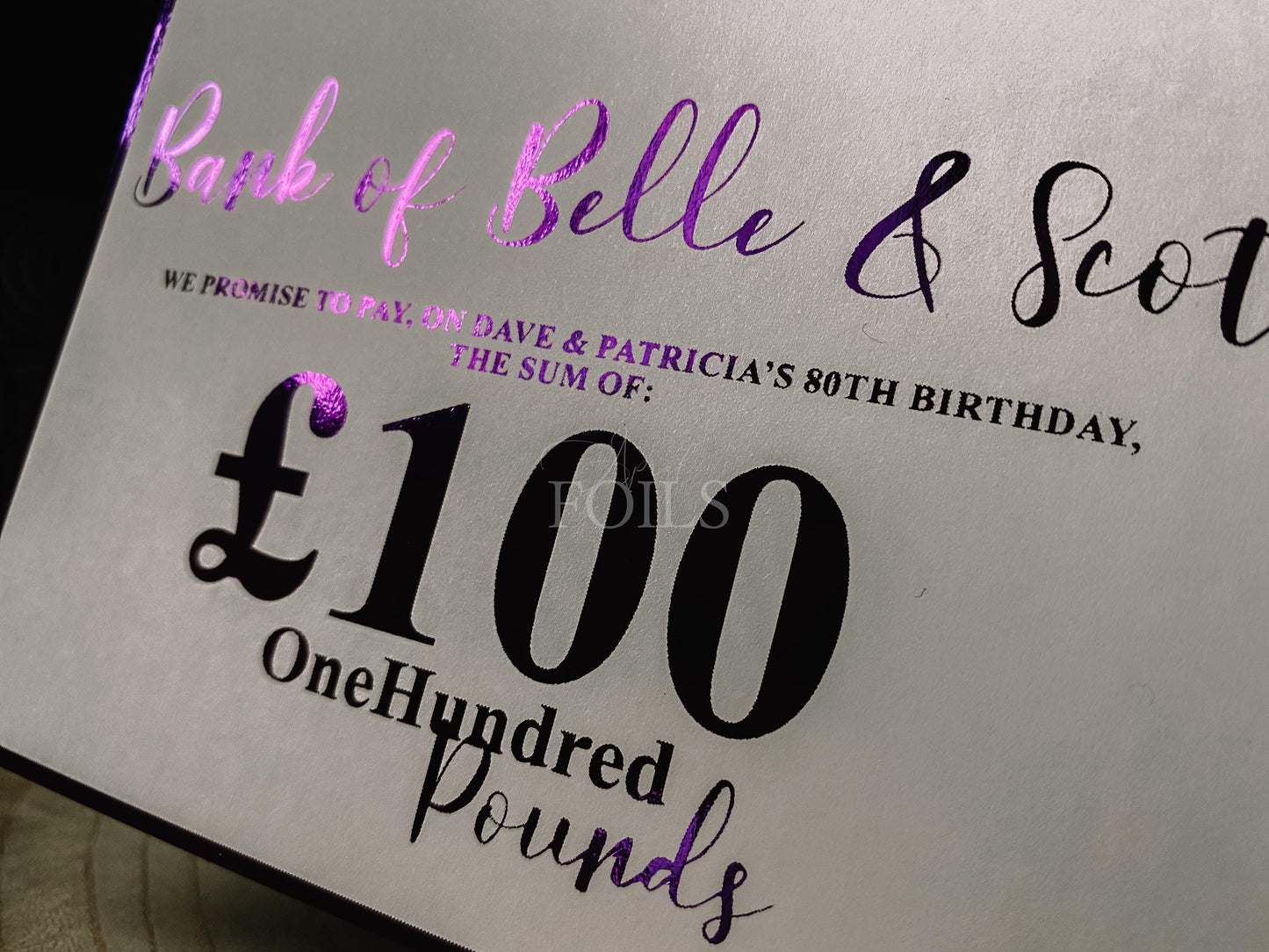 Pound Note Money Voucher