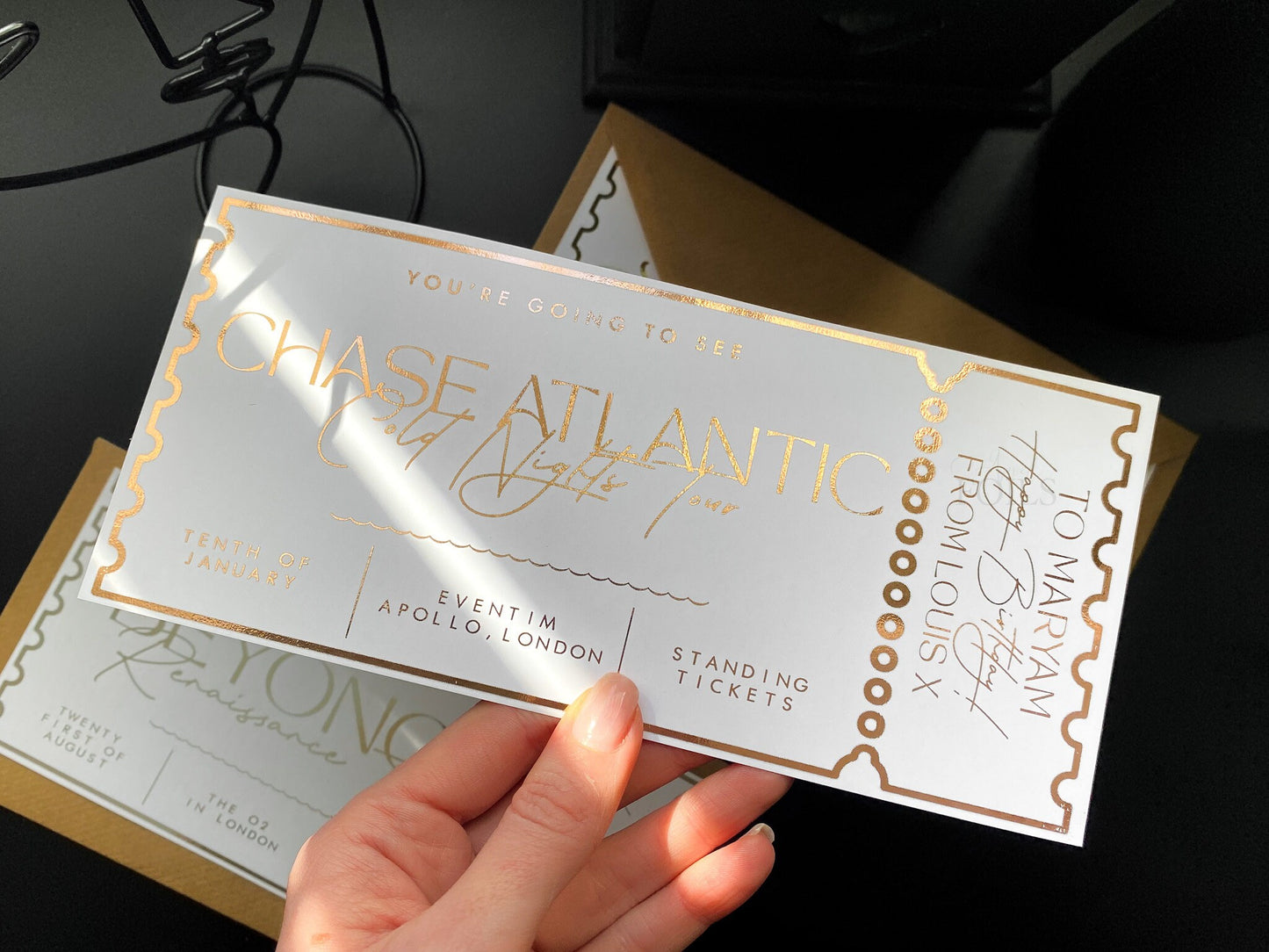 Concert Foil Ticket