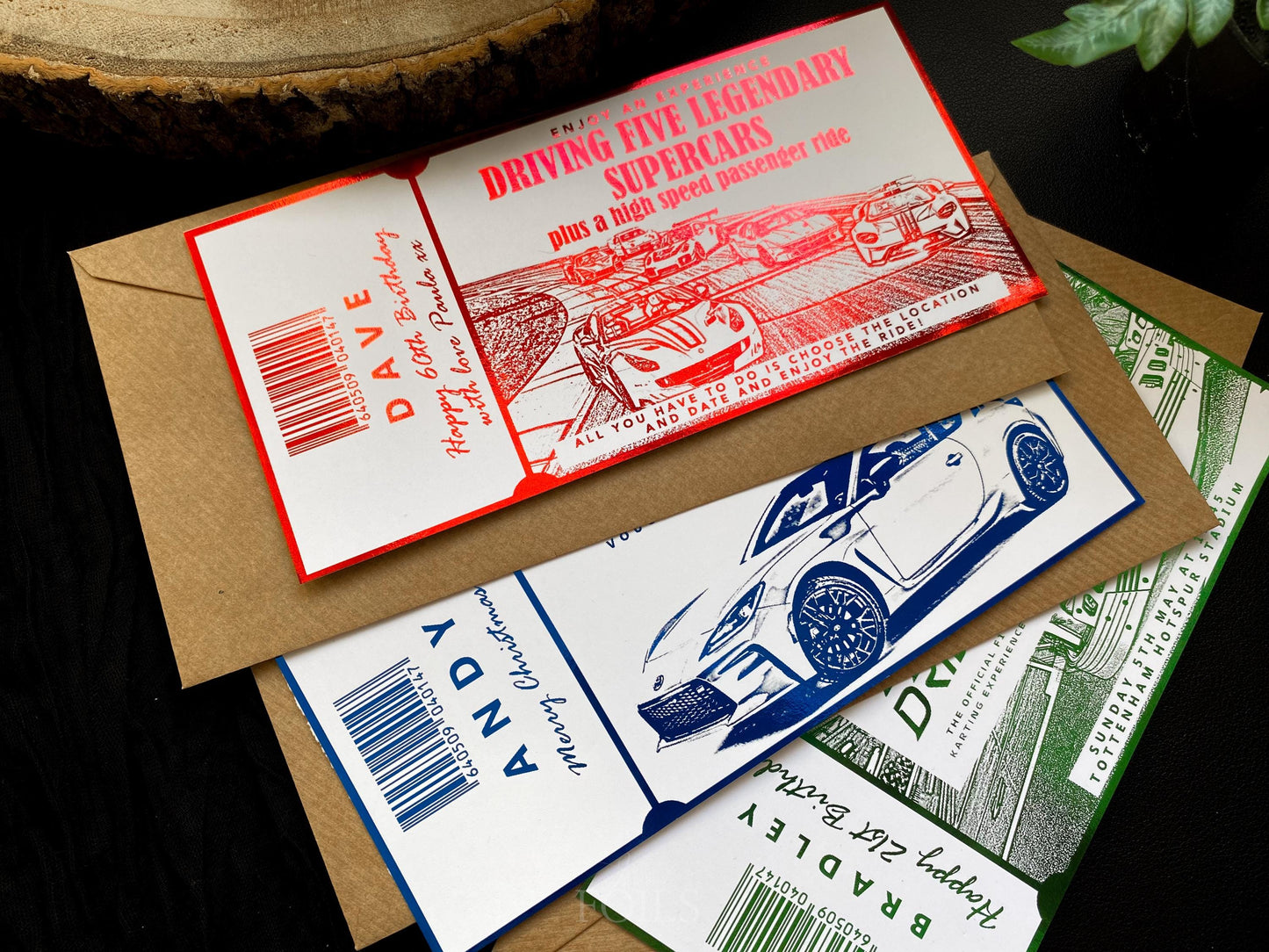 Driving Experience Foil Ticket