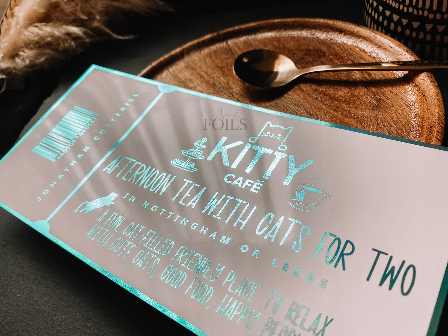 Dinner Reservation Foil Voucher