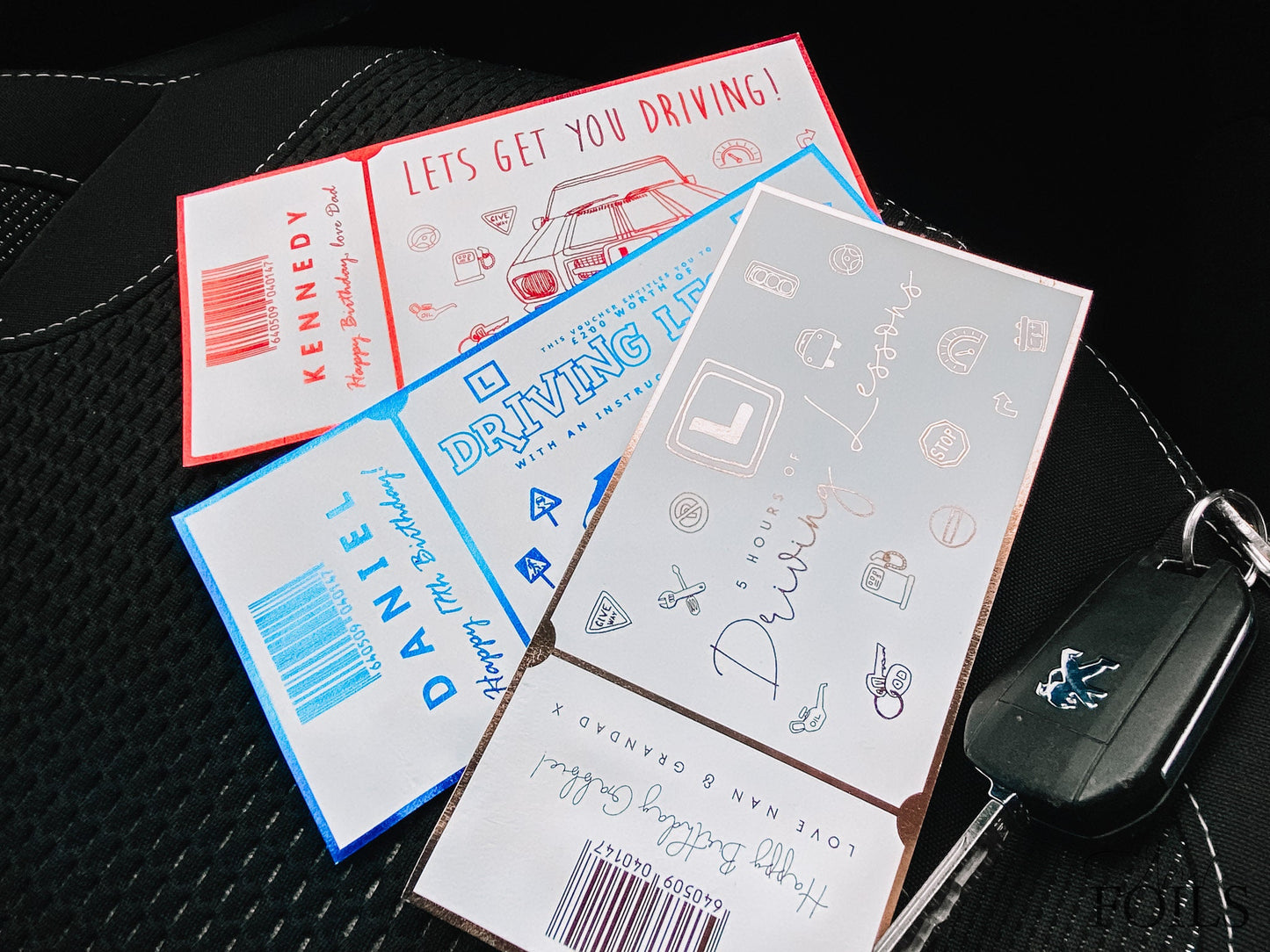 Driving Lessons Foil Ticket