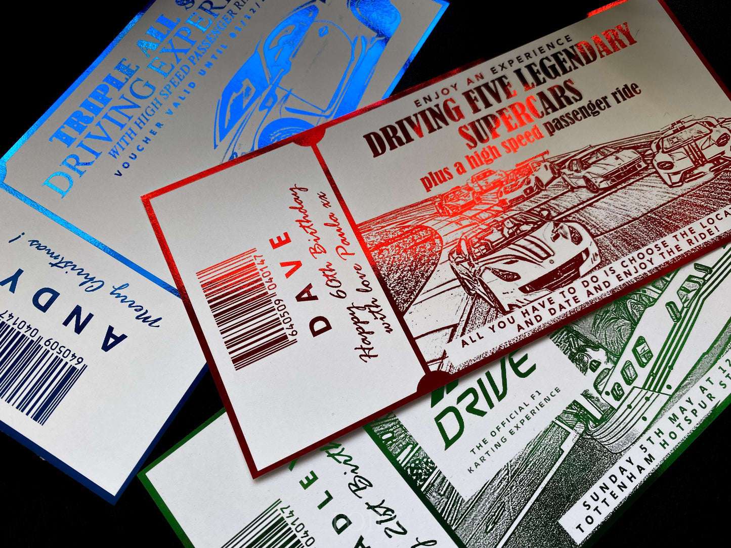 Driving Experience Foil Ticket