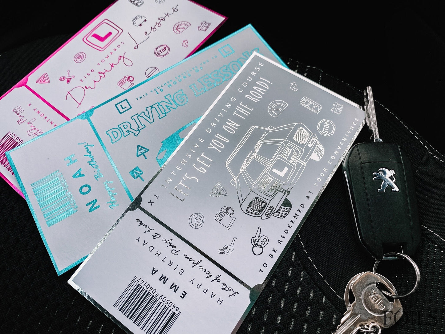 Driving Lessons Foil Ticket