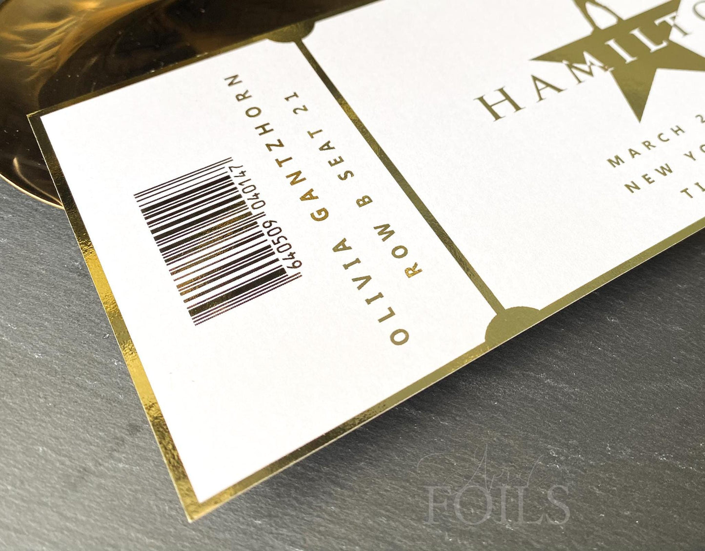 Musical Foil Ticket