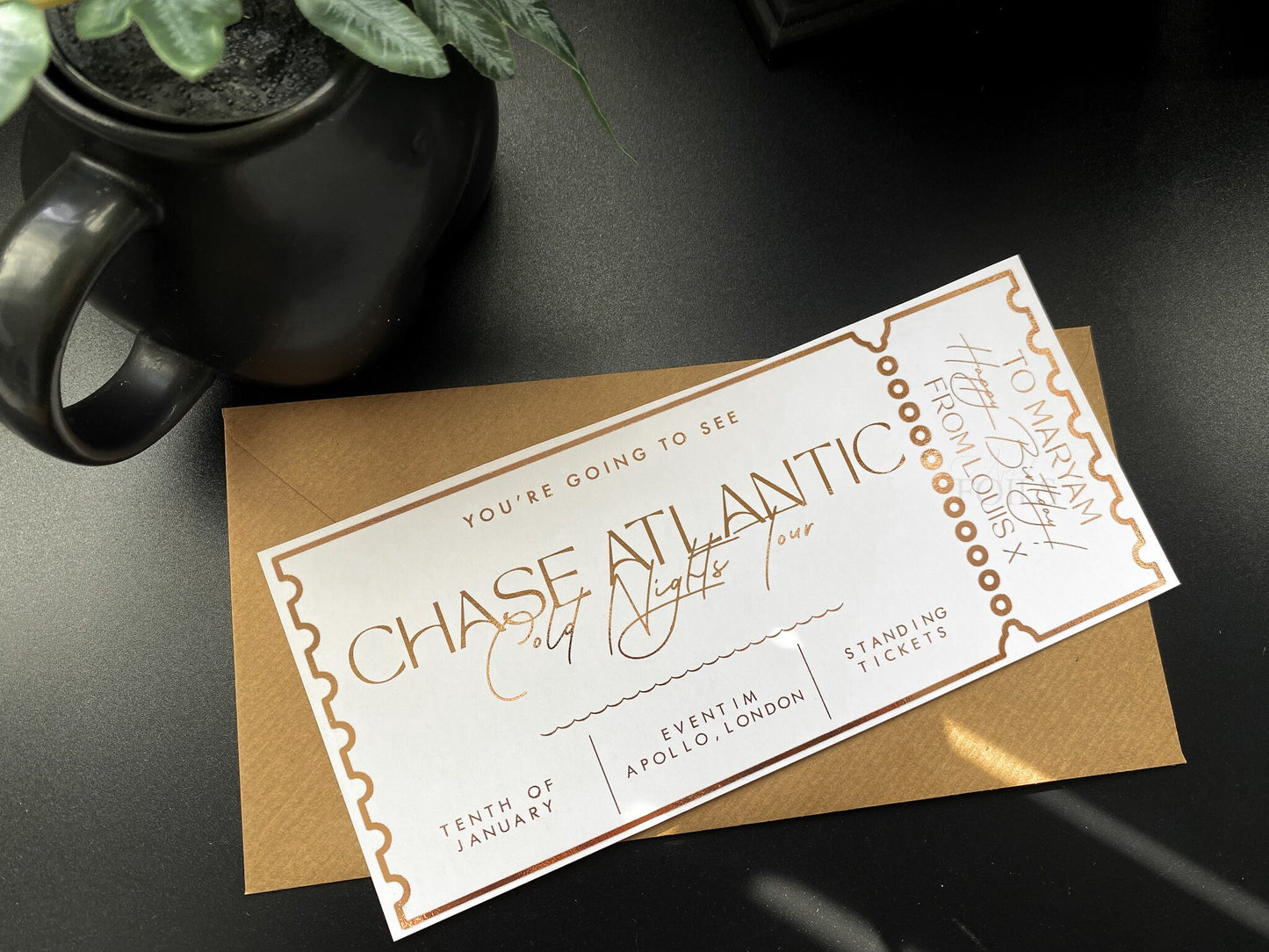 Concert Foil Ticket