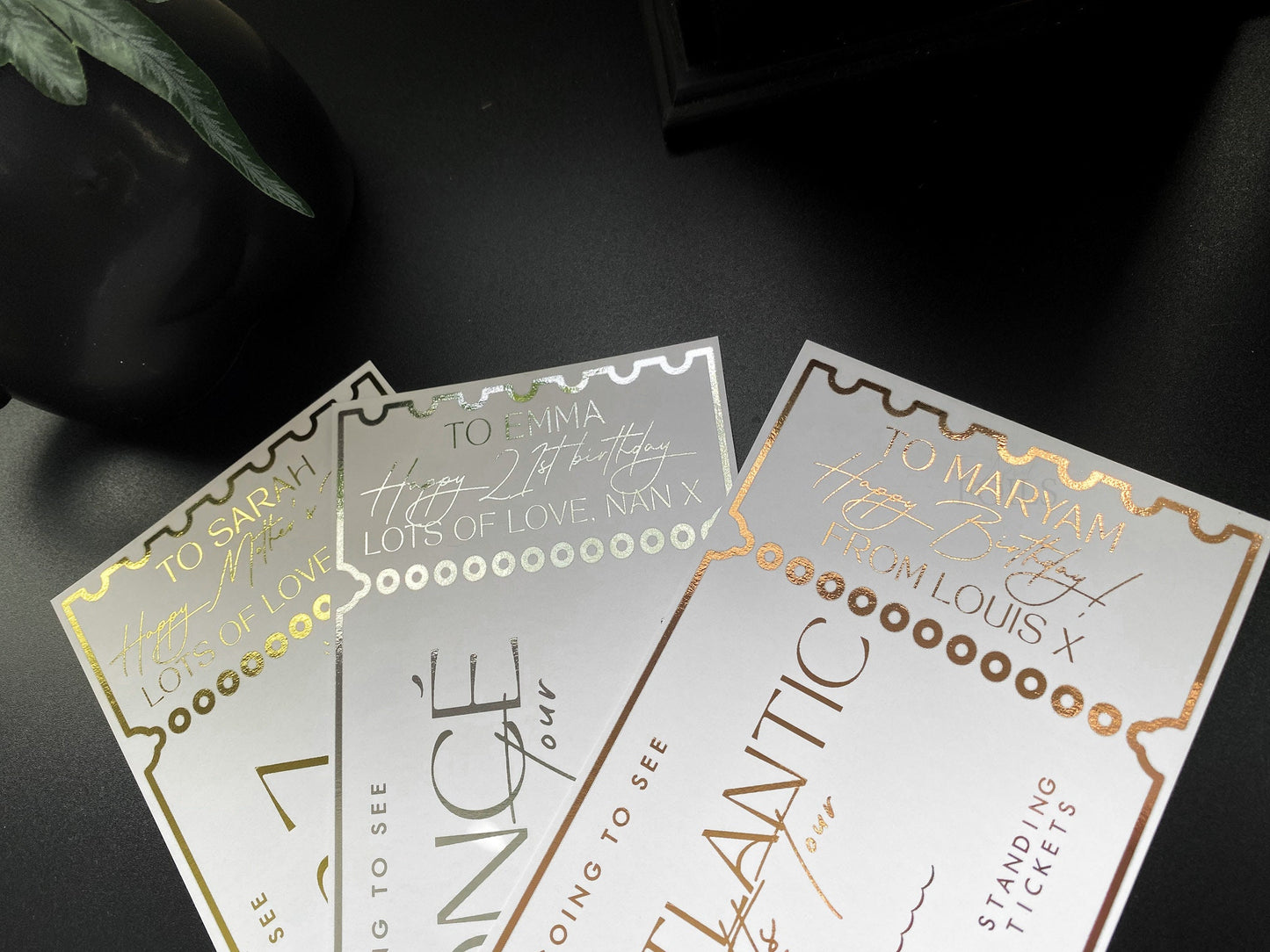 Concert Foil Ticket