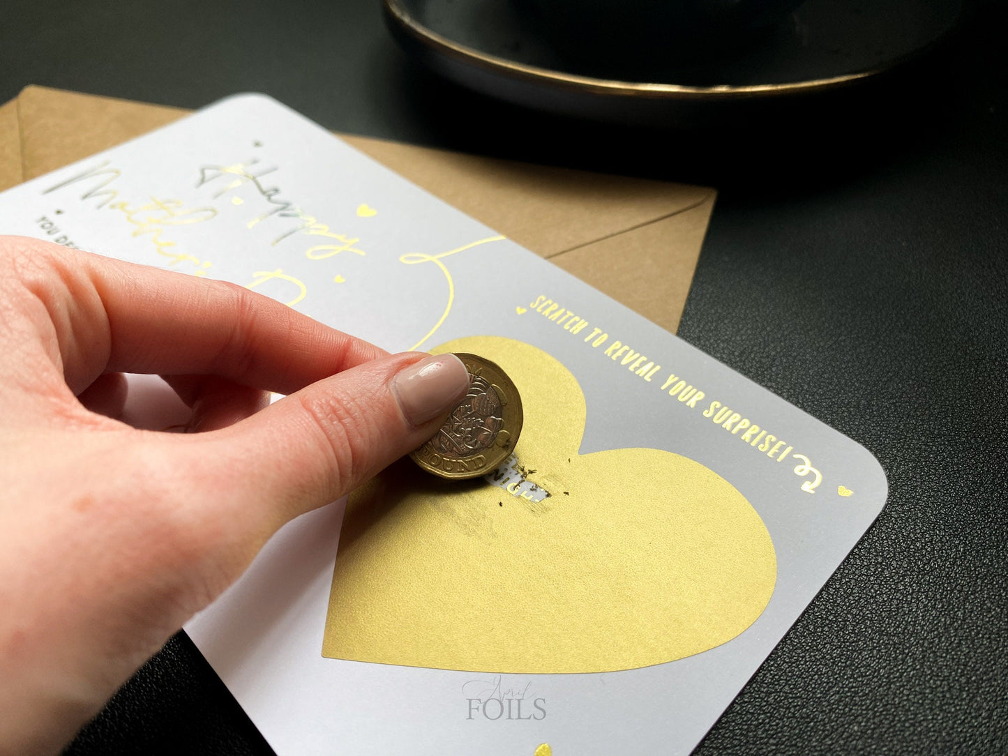 Scratch To Reveal Foil Ticket
