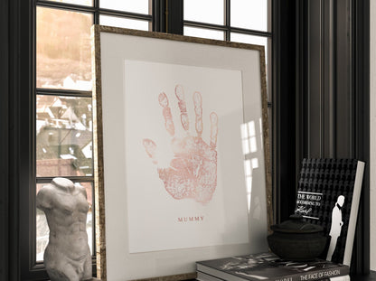 Foil Handprint Print