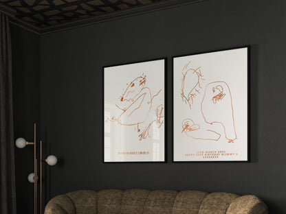 Your Child's Drawing in Foil