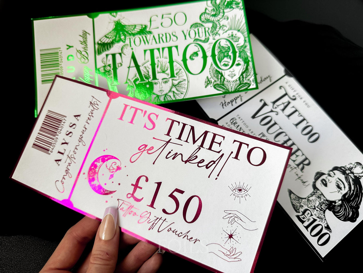 Tattoo Foil Voucher