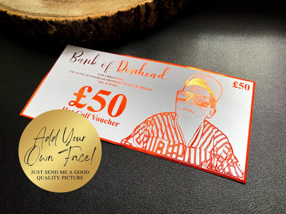 Pound Note Money Voucher
