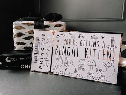 New Kitten Reveal Foil Ticket