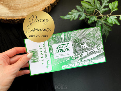 Driving Experience Foil Ticket