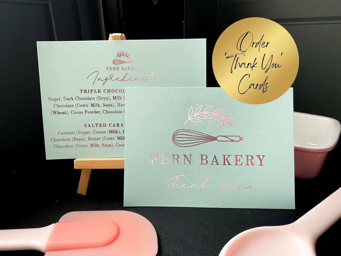 A6 Foil Business Cards