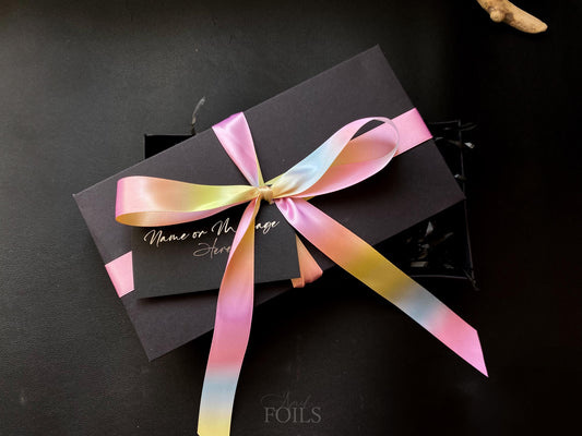 Black & Holographic Luxury Gift Box