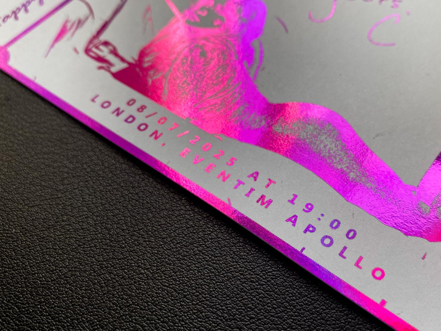 Concert Foil Reveal Ticket