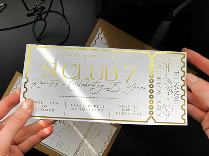 Concert Foil Ticket