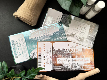 Spa Day Foil Ticket