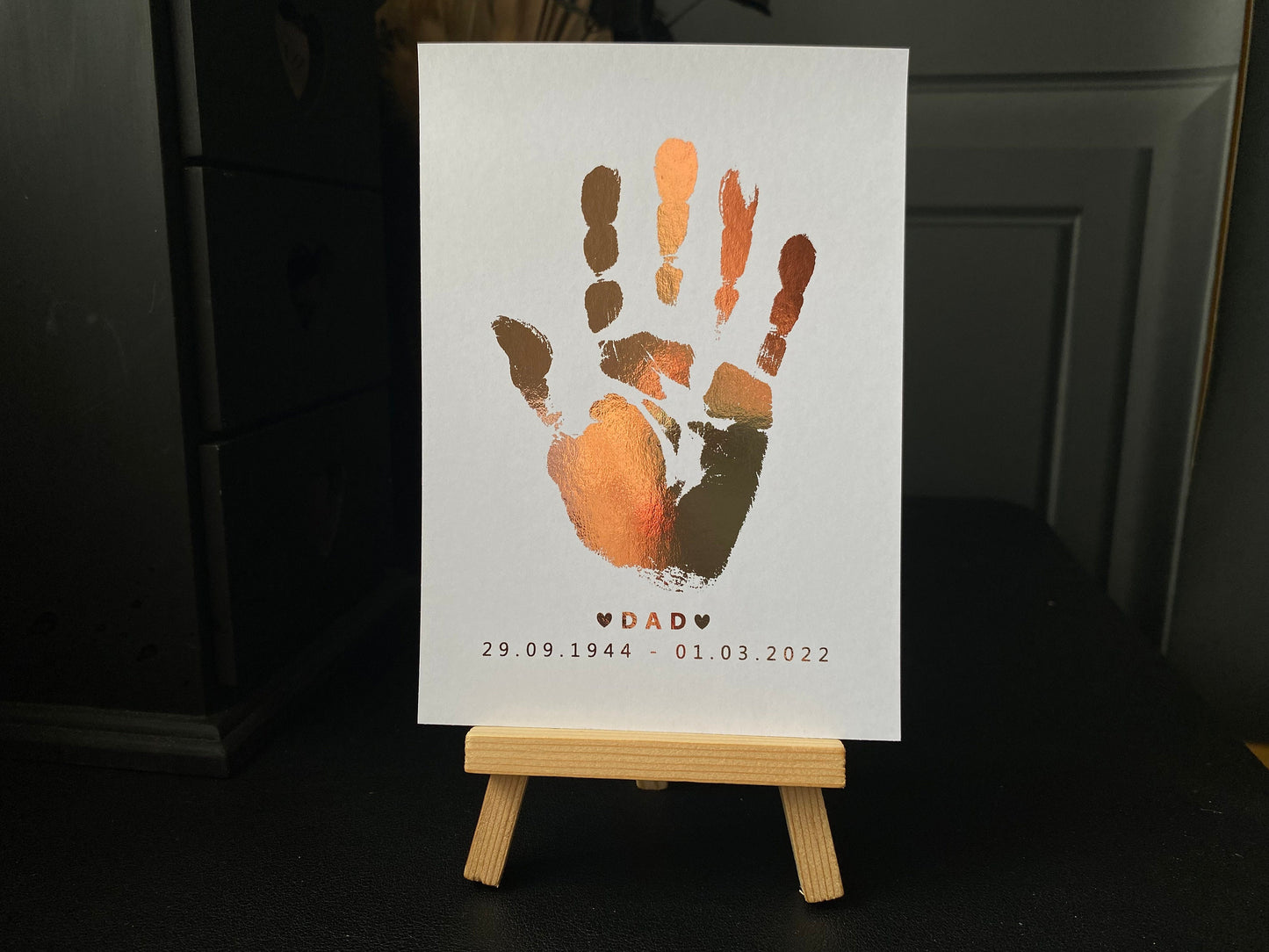 Foil Handprint Print