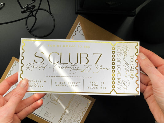 Concert Foil Ticket