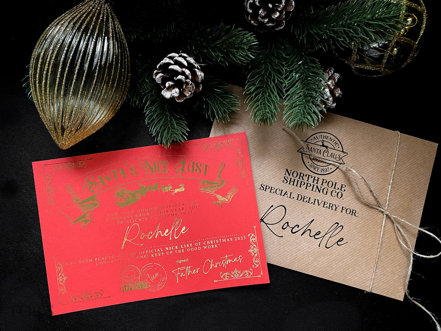 Personalised Nice List Certificate