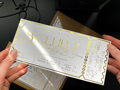 Concert Foil Ticket