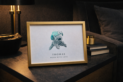 Favourite Teddy Foil Print