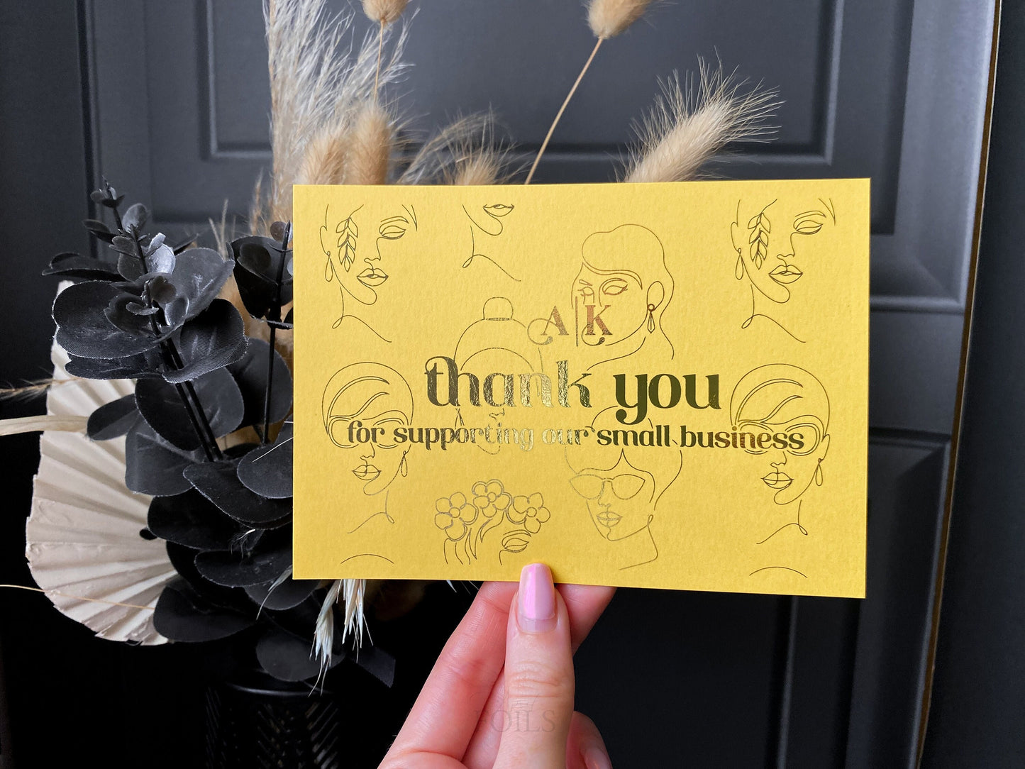 A6 Foil Business Cards