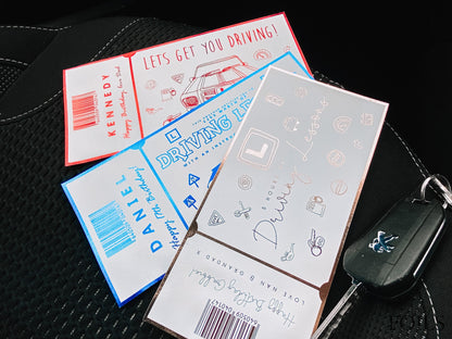 Driving Lessons Foil Ticket