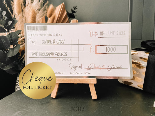 Foil Cheque