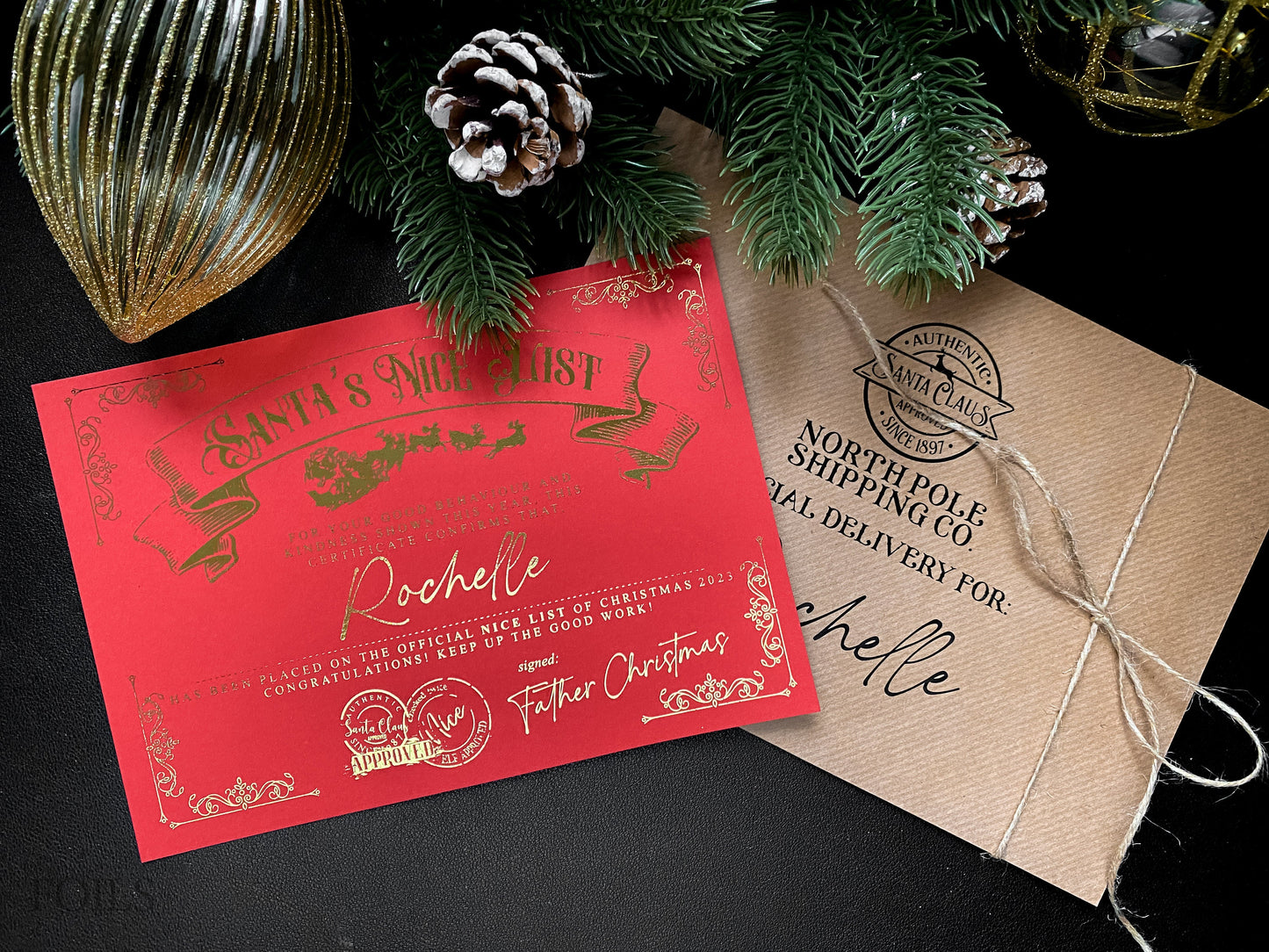 Personalised Nice List Certificate