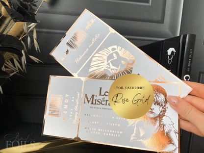 Musical Foil Ticket