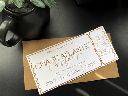 Concert Foil Ticket