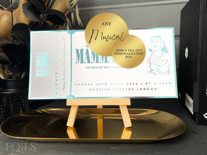 Musical Foil Ticket