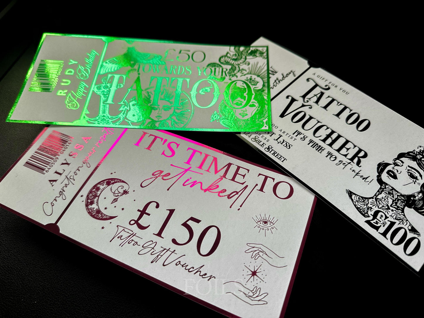 Tattoo Foil Voucher