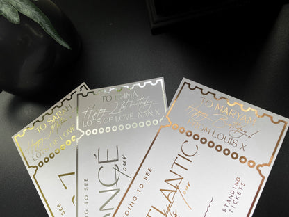 Concert Foil Ticket