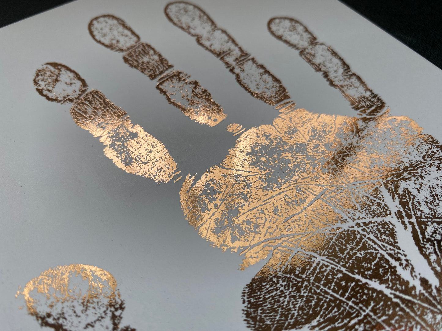 Foil Handprint Print