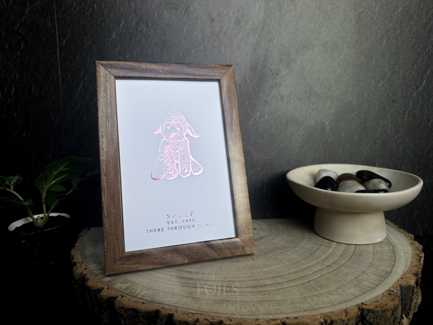 Favourite Teddy Foil Print