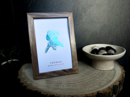 Favourite Teddy Foil Print