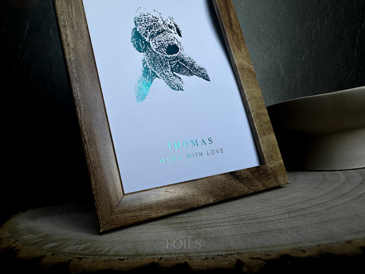 Favourite Teddy Foil Print
