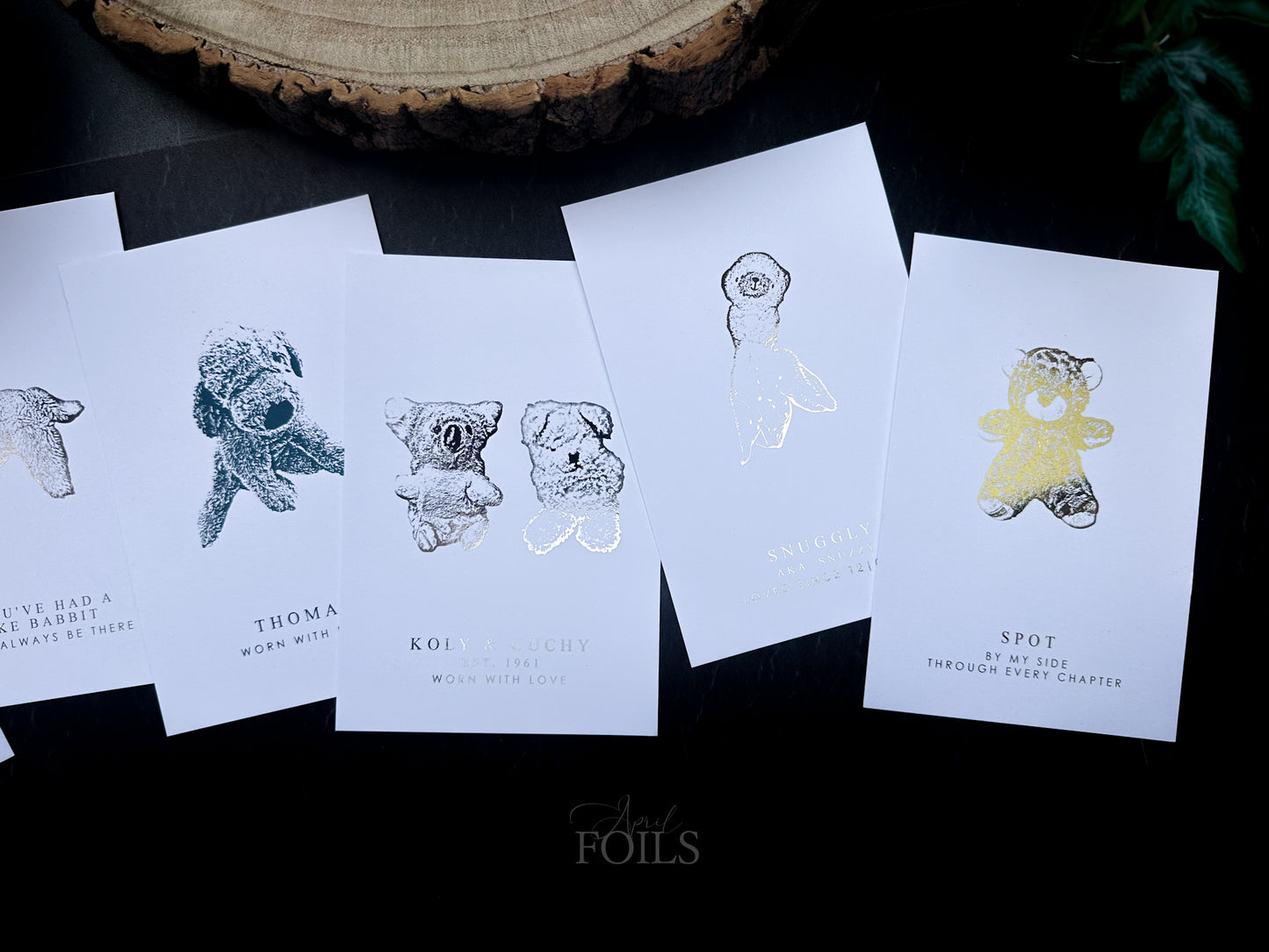 Favourite Teddy Foil Print