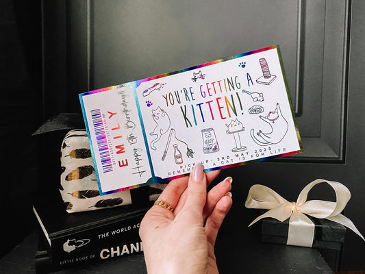 New Kitten Reveal Foil Ticket