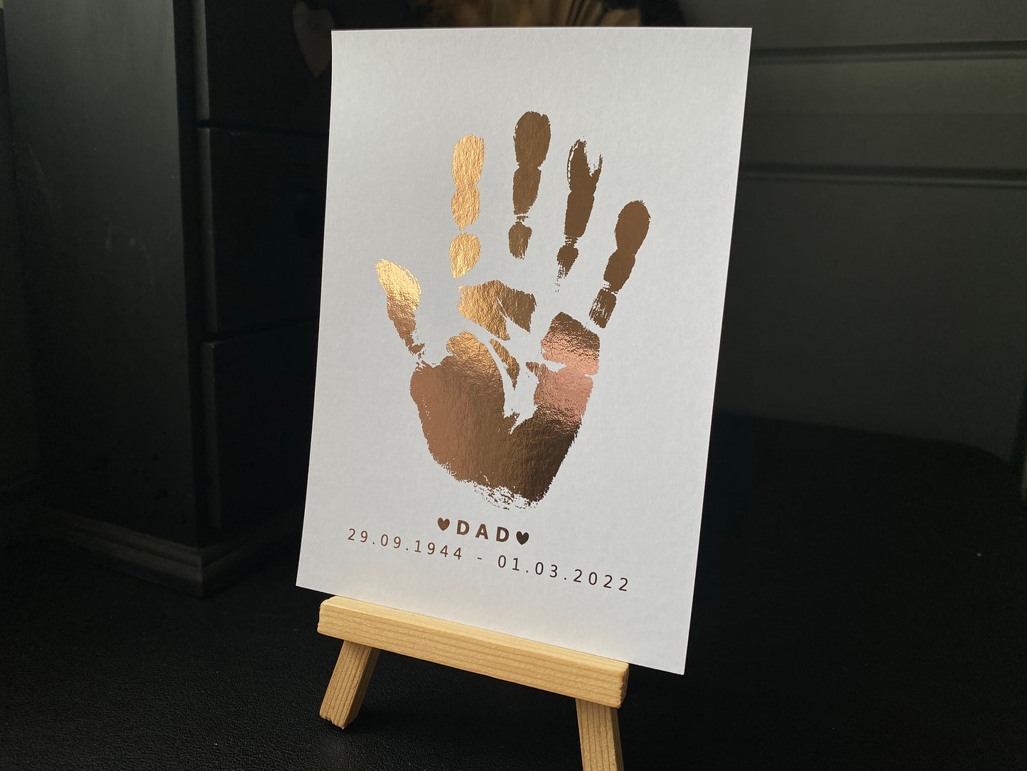 Foil Handprint Print
