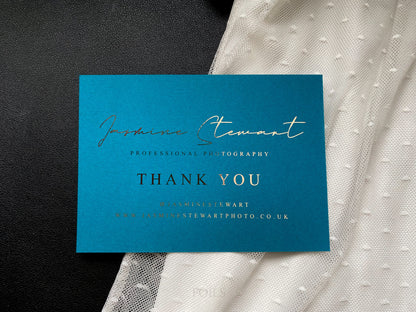 A6 Foil Business Cards