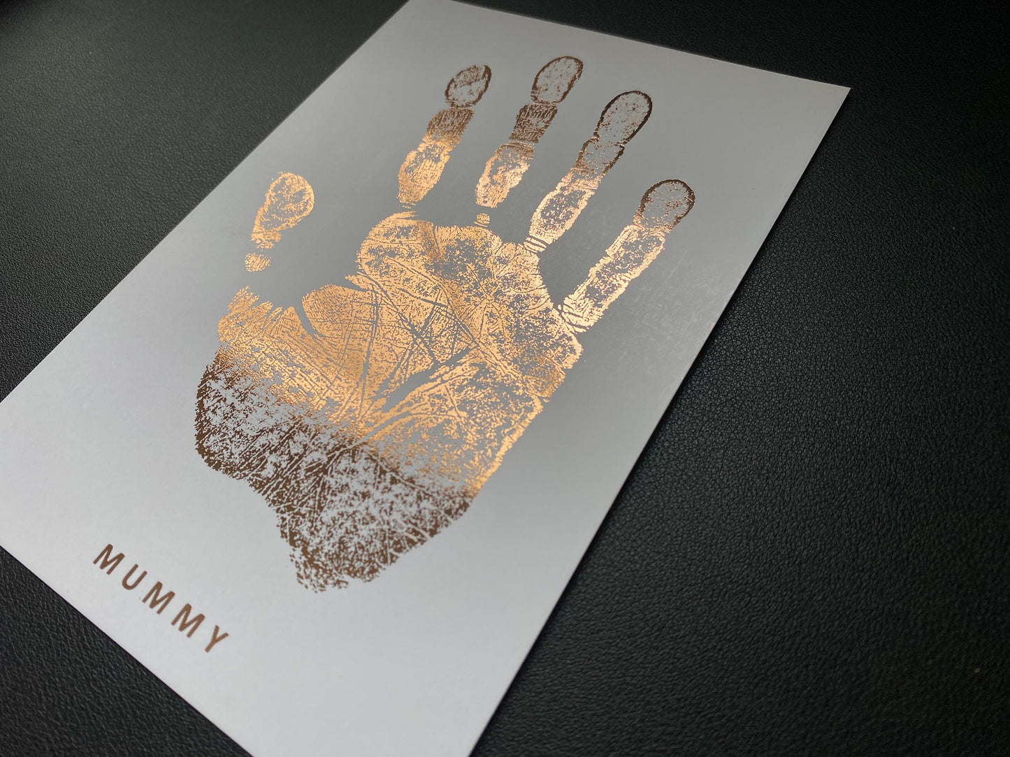 Foil Handprint Print