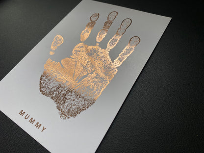 Foil Handprint Print
