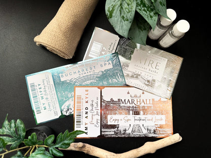 Spa Day Foil Ticket