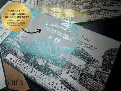 Train Journey Foil Ticket