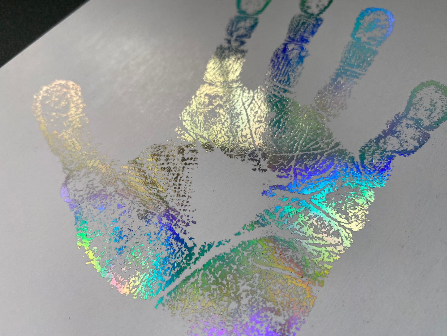 Foil Handprint Print