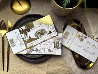 Dinner Reservation Foil Voucher